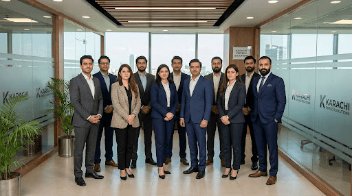 Pak Invest leadership team in modern boardroom